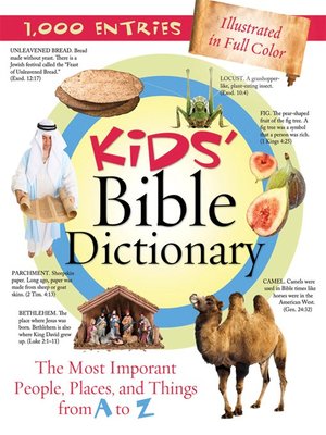 cover image of Kids' Bible Dictionary